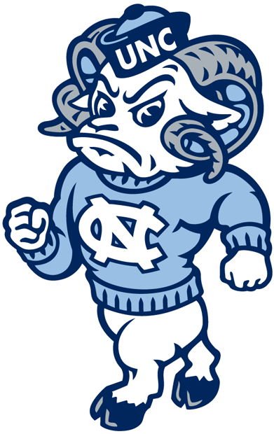 North Carolina Tar Heels 1999-2014 Secondary Logo v2 diy DTF decal sticker